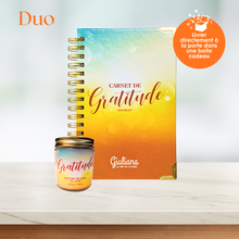 Charger l'image dans la galerie, DUO Gratitude: Carnet + Bougie 3.5 oz
